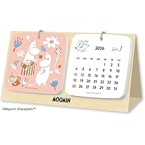 Amazon | 新日本カレンダー 2026年 カレンダー 卓上 ムーミン